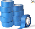 SEBETOW 10 Rolls Painters Tape 2 inch Bulk Painter Tape Blue Wide Roll by SEBETOW