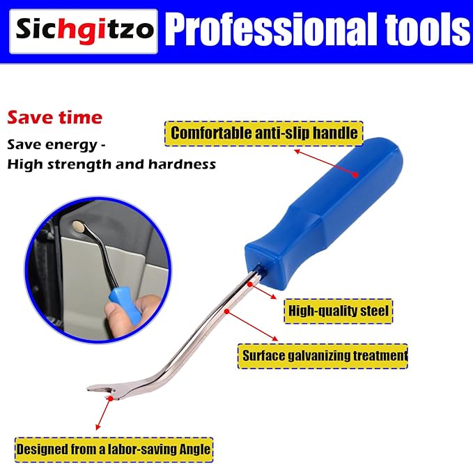 Sichgitzo 4-Piece Staple & Tack Remover Tool Set - Image 6