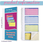 Sinmoe 1 Pcs Spiral Bound Phone Message Book - Image 2