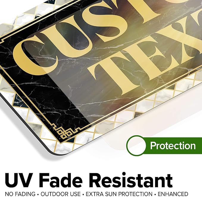 Custom Sign, Custom Street Sign, 11 Font Colors, 13 Font Styles, 4 Hole Options - Image 5
