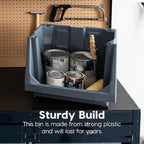 iris usa open front storage bins, heavy duty, package contents