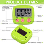 Weewooday 24 Pcs Digital Kitchen Timer Magnetic Timer Bulk On/Off Switch Minute - Image 3
