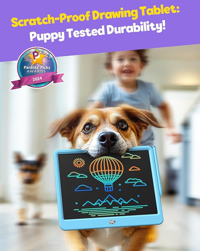 TEKFUN LCD Writing Tablet for Kids Boys Toys, 12 Inch Erasable Doodle Board - Image 6