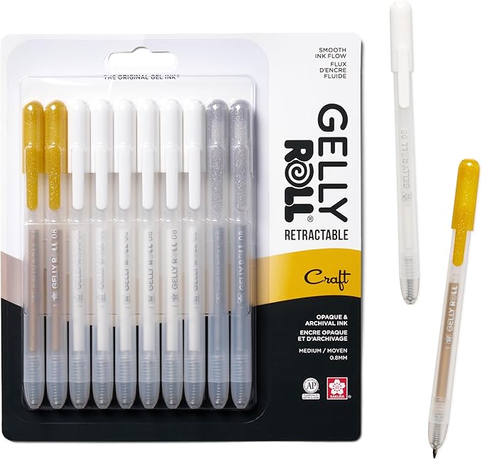 SAKURA Gelly Roll Retractable Gel Pens Colored by SAKURAOFAMERICA