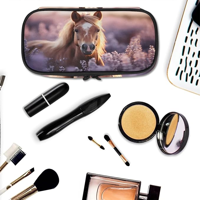 Pardick Pencil Case，Horse 3D Big Capacity Pencil Pouch Coin Pouch Stationery - Image 8