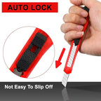 Lanties 300 Pcs Box Cutters Retractable Utility Knife Office Supplies 9mm Wide - Image 3
