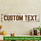 Custom Sign, Custom Street Sign, 11 Font Colors, 13 Font Styles, 4 Hole Options - Image 4