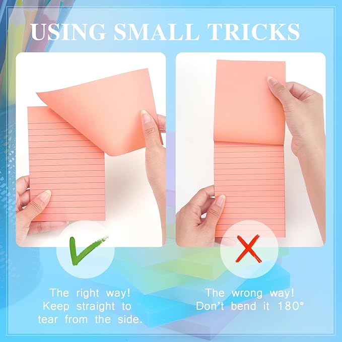 Early Buy 6 Pads Lined Sticky Notes - Image 5
