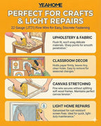 YEAHOME Light Duty Staples for Staple Gun, Suit for Upholstery, General Repairs - Image 5