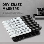 Dabo&Shobo Dry Erase Markers 24 Pack, Low Odor Black Whiteboard Markers - Image 3