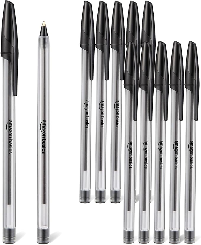 Amazon Basics Ballpoint Pens, 12 Pack by AmazonBasics