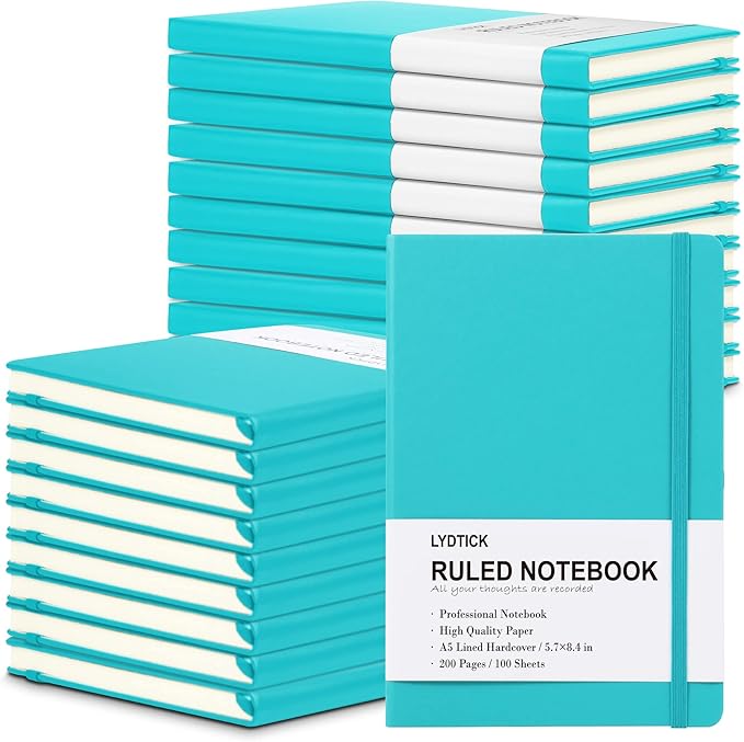 LYDTICK 20 Pack Journals for Writing College Ruled Notebooks Journal in Bulk by LYDTICK