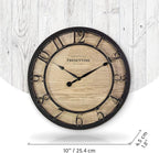 Presentime & Co 10" Farmhouse Series Wall Clock, Cottage Style, Vintage Design - Image 4