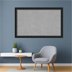 Amanti Art Black Framed Magnetic Board 28x44 Large Vision Board - Image 5