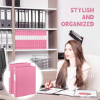 Henoyso 16 Pcs 3 Ring Binder 0.5 Inch Round Fits Letter Size 8.5'' x 11'' Paper - Image 6