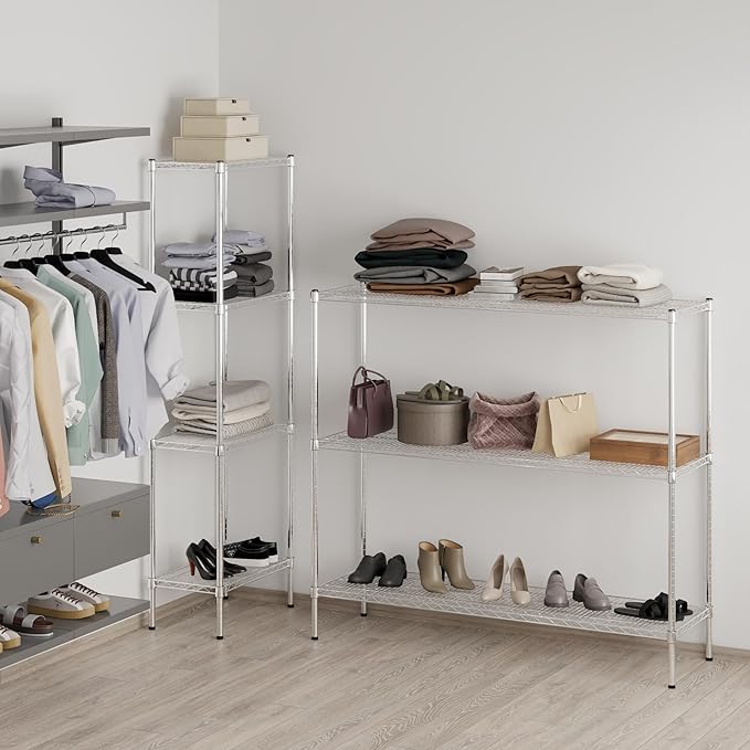 Regal Altair 18" Deep x 60" Wide x 54" Height Wire Shelving Kit | 3-Tier | NSF - Image 6