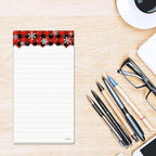 Current Buffalo Plaid Magnetic Holiday Notepad Set – Set of 5 Memo Pads - Image 3