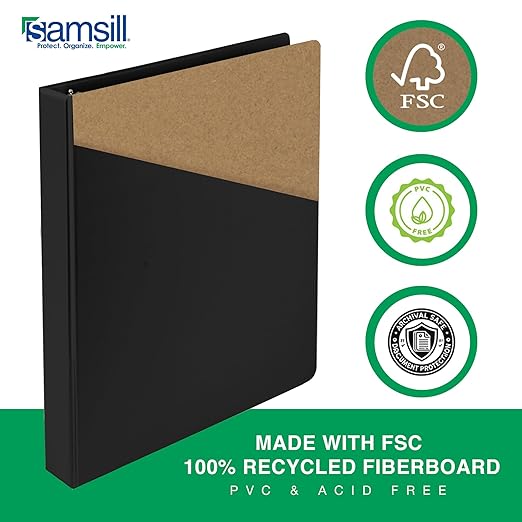 Samsill 3 Inch 3 Ring Binders, Made in USA, Economy Round Ring, 550 Sheet - Image 4