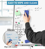 Nicpro Mobile Whiteboard 36"x 24" Magnetic Dry Erase Board, Height Adjustable - Image 6