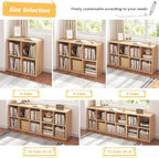 NELYE 6 Cube Organizer Bookcase - Image 6