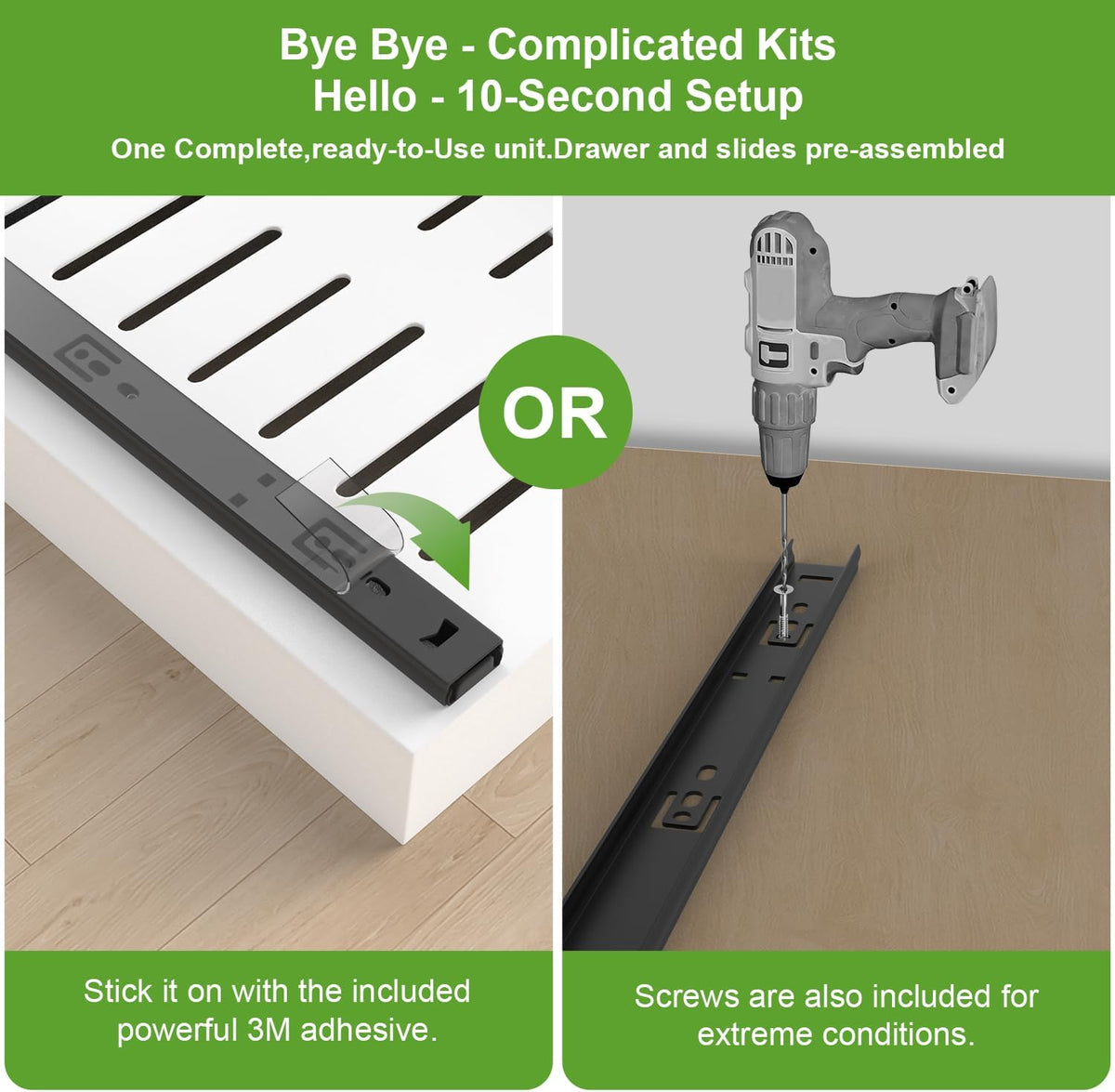 ANTOWIN 2-Pack Expandable Pull Out Cabinet Organizer 21"Deep(12.2"-...