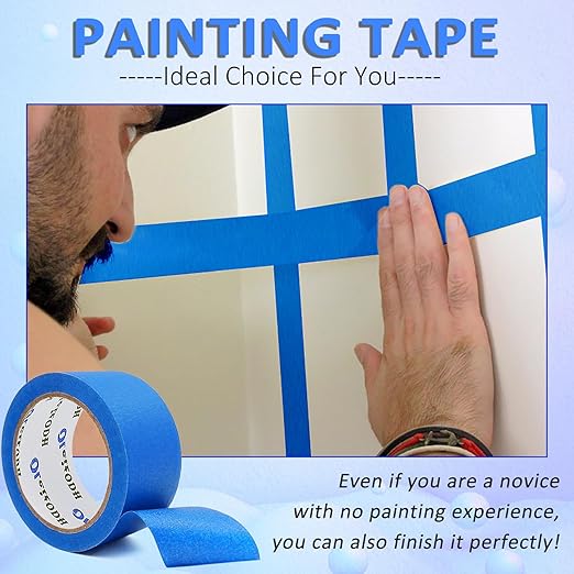 Oleitodh 22 Rolls Blue Painters Tape Bulk 2 inch x 55 Yards, Painters Masking - Image 4
