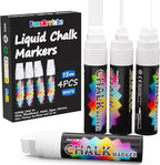 FansArriche White Chalk Markers, 15mm Jumbo Car Window Markers by FansArriche
