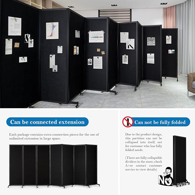 Strongbird Room Partition, Office Divider, Portable Commercial Screen Dividers - Image 2