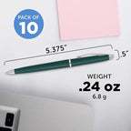 DISCOUNT PROMOS Langham Ballpoint Pens Set of 10, Bulk Pack - Image 5