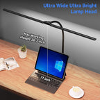 ShineTech LED Desk Lamp for Home Office, 5000K Bright Double Head Architect - Image 3