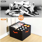 INSTY 2 Pack Shoe Organizer for Closet, Fits up to 32 Pairs, Adjustable - Image 5