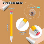 WLLHYF 10 Pcs Wooden Jumbo Pencils - Image 2