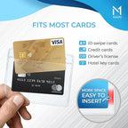 Mata1-USA Plastic Extra-Thick Horizontal Card Protector, Large Size No Zipper - Image 3