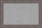 Amanti Art Grey Framed Magnetic Board 25x37 Large Vision Board