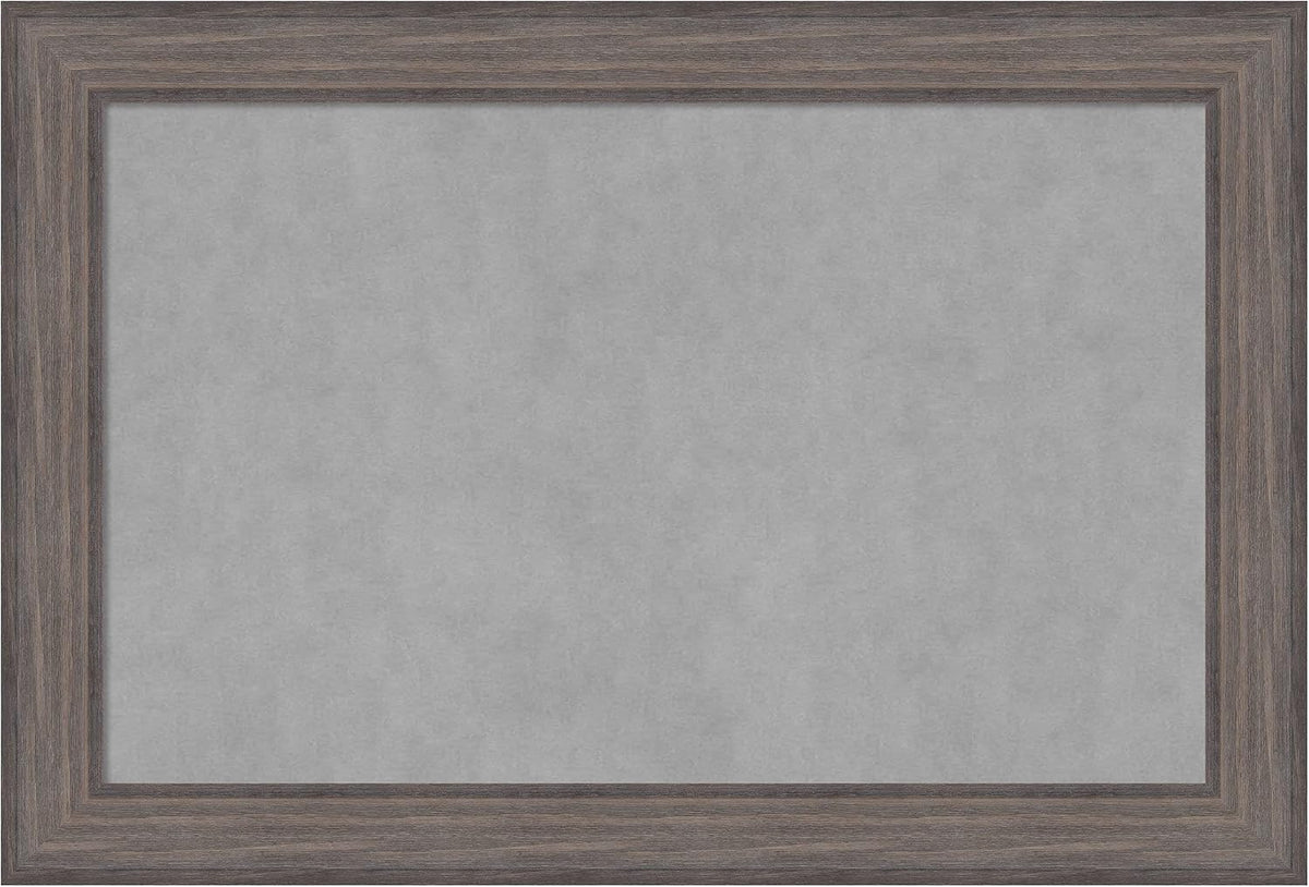Amanti Art Grey Framed Magnetic Board 25x37 Large Vision Board
