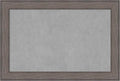 Amanti Art Grey Framed Magnetic Board 25x37 Large Vision Board by AmantiArt