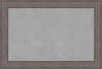 Amanti Art Grey Framed Magnetic Board 25x37 Large Vision Board by AmantiArt
