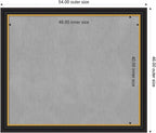 Amanti Art Black Framed Magnetic Board 46x54 Oversize Vision Board - Image 2