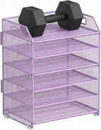 6 Tier Desk Organizer, Heavy-Duty Thick Metal Letter Tray Organizer, Large by Unknown
