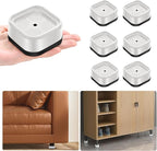shouwuhho 6 Pack Furniture Risers Adjustable Bed Risers Heavy Duty Lifts Height by EnjoyLifeEnjoyHappiness