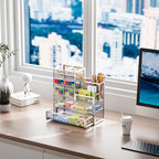 Marbrasse Mesh Pen Holder for Desk, Pen Organizer - Image 5