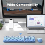 MOFII Wireless Keyboard and Mouse Combo, Full Size 2.4G Plug and Play - Image 4