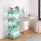 Calmootey 4-Tier Rolling Utility Cart - Image 2