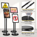 Dyna-Living Sign Stands for Display 8.5 x 11 Inch, 8 Packs Adjustable Sign - Image 5