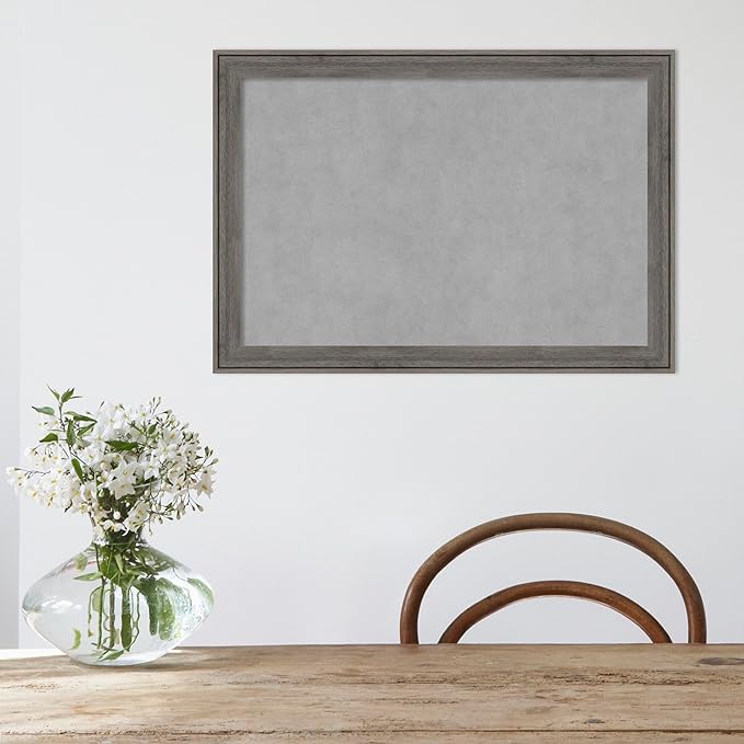 Amanti Art Grey Framed Magnetic Board 19x27 Medium Vision Board - Image 5