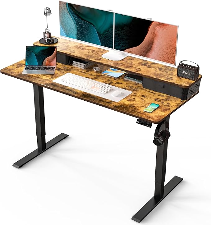 Kingant 55 x 24 Inch Electric Standing Desk by KINGANT