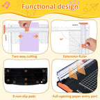 2 Set A4 Paper Cutter 12 Inch Titanium Paper Trimmer Scrapbooking Tool - Image 6