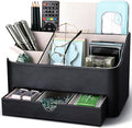 KINGFOM Desk Organizer with Drawer, Desk Organizer and Accessories 5 by KingfomLeatherHomeOfficeDecor