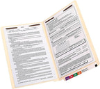 Smead End Tab Fastener File Folder, Shelf-Master Reinforced Straight-Cut, Legal Size, Manila, 50 per Box, 37115