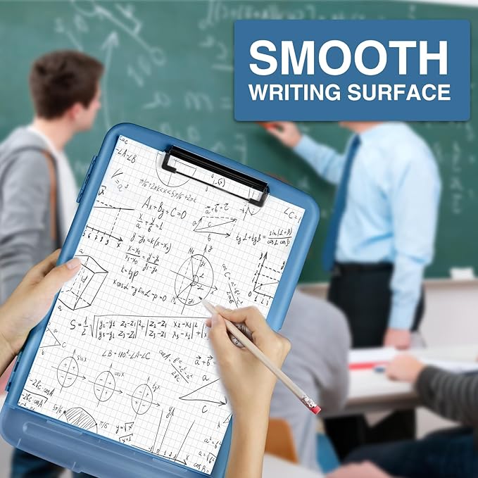 Sooez Clipboards with Storage, High Capacity Clip Boards 8.5x11 with Pen Holder - Image 6